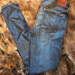 Storm distressed denim